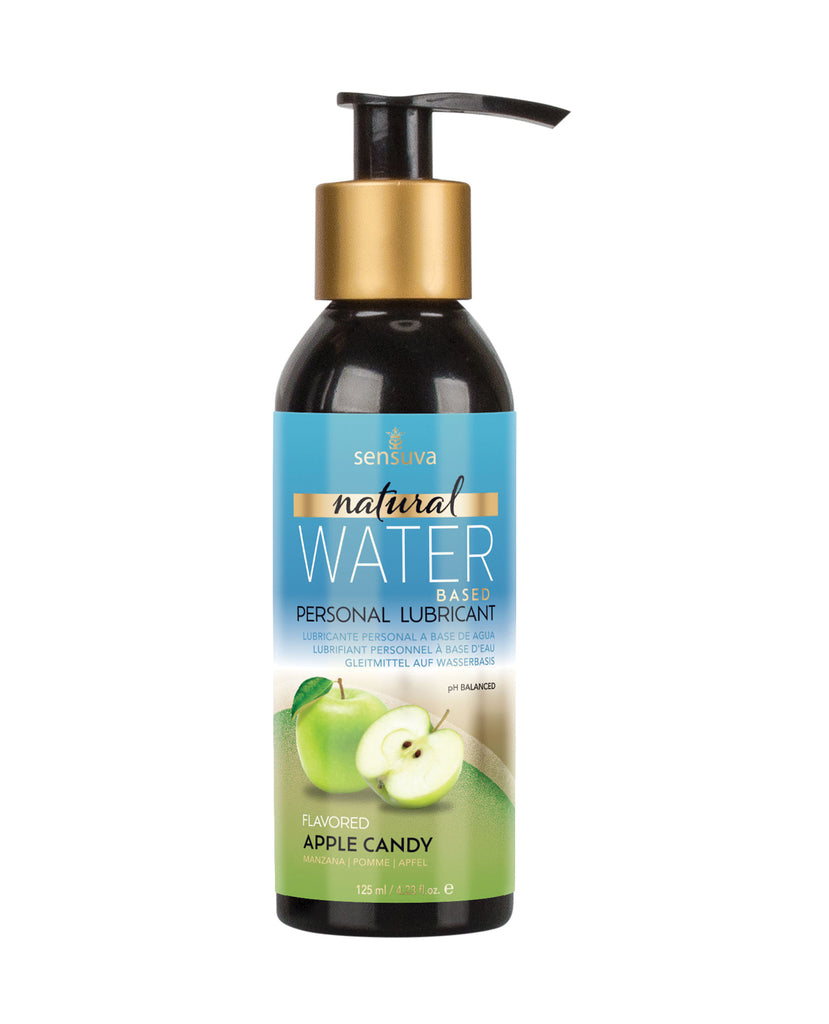 Sensuva Natural Water Based Personal Moisturizer - 4.23 oz Apple Candy