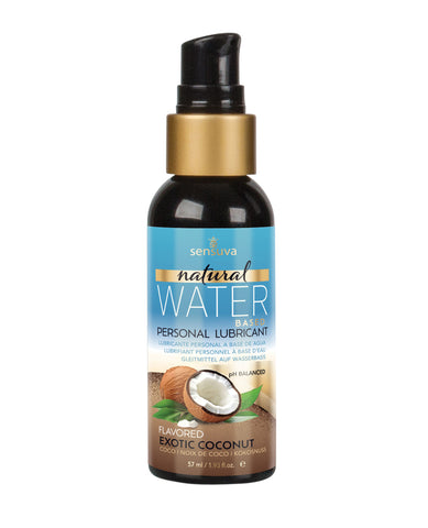 Sensuva Natural Water Based Personal Moisturizer - 1.93 oz Exotic Coconut