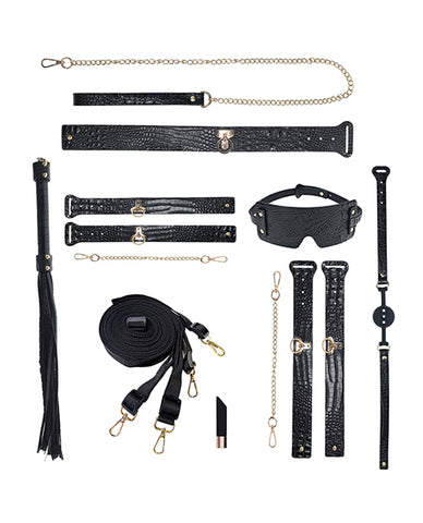 Shots Ouch! Rome Collection Bondage Kit w/Bag - Black