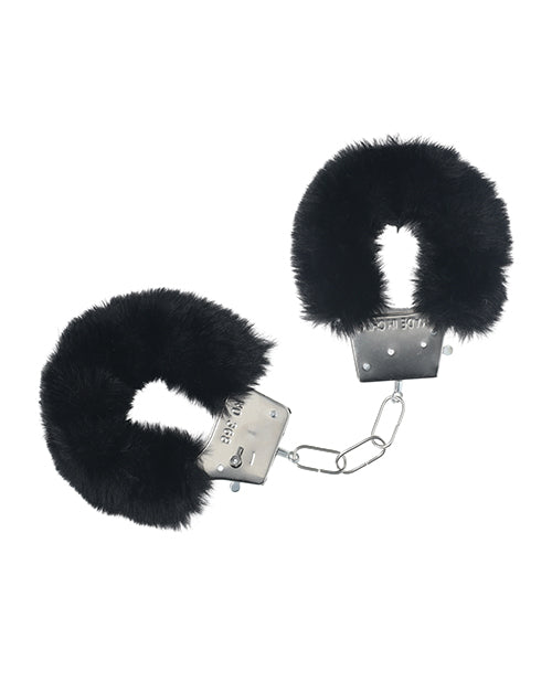 Shots Ouch! Classic Fluffy Handcuffs - Black