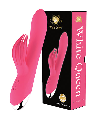 White Queen Tickling & Fluttering Rabbit Vibe - Pink