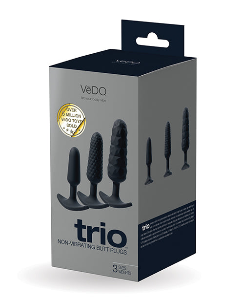 VeDO Trio Anal Plug Set - Black