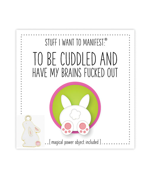 Warm Human To Be Cuddled + Have My Brains Fucked Out Mini Card & Charm