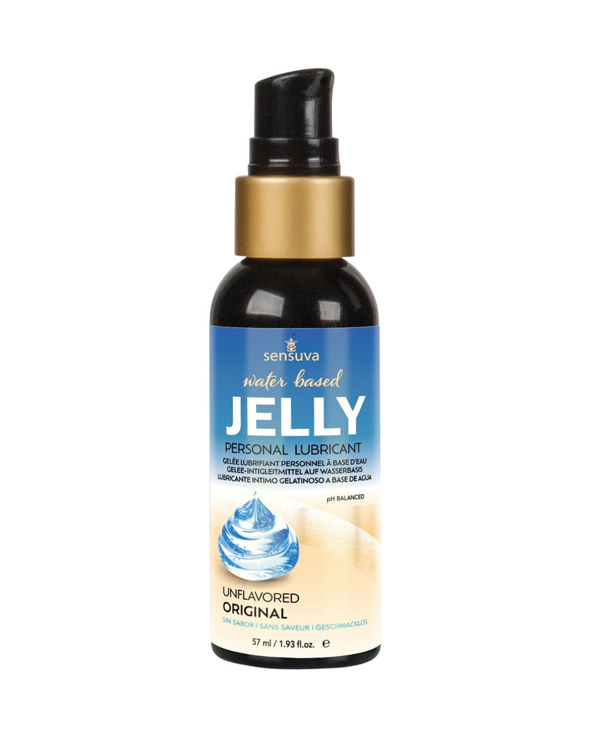 Sensuva Jelly Water Based Lubricant - 2 oz