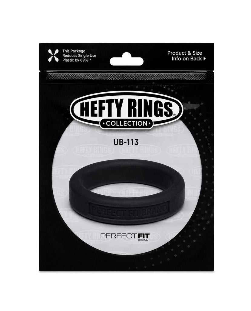 Perfect Fit Hefty Ring 1.4" Silicone - Black