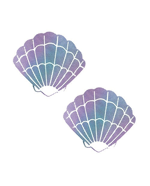 Neva Nude Lustful Mermaid Shell Pasties - Lilac O/S