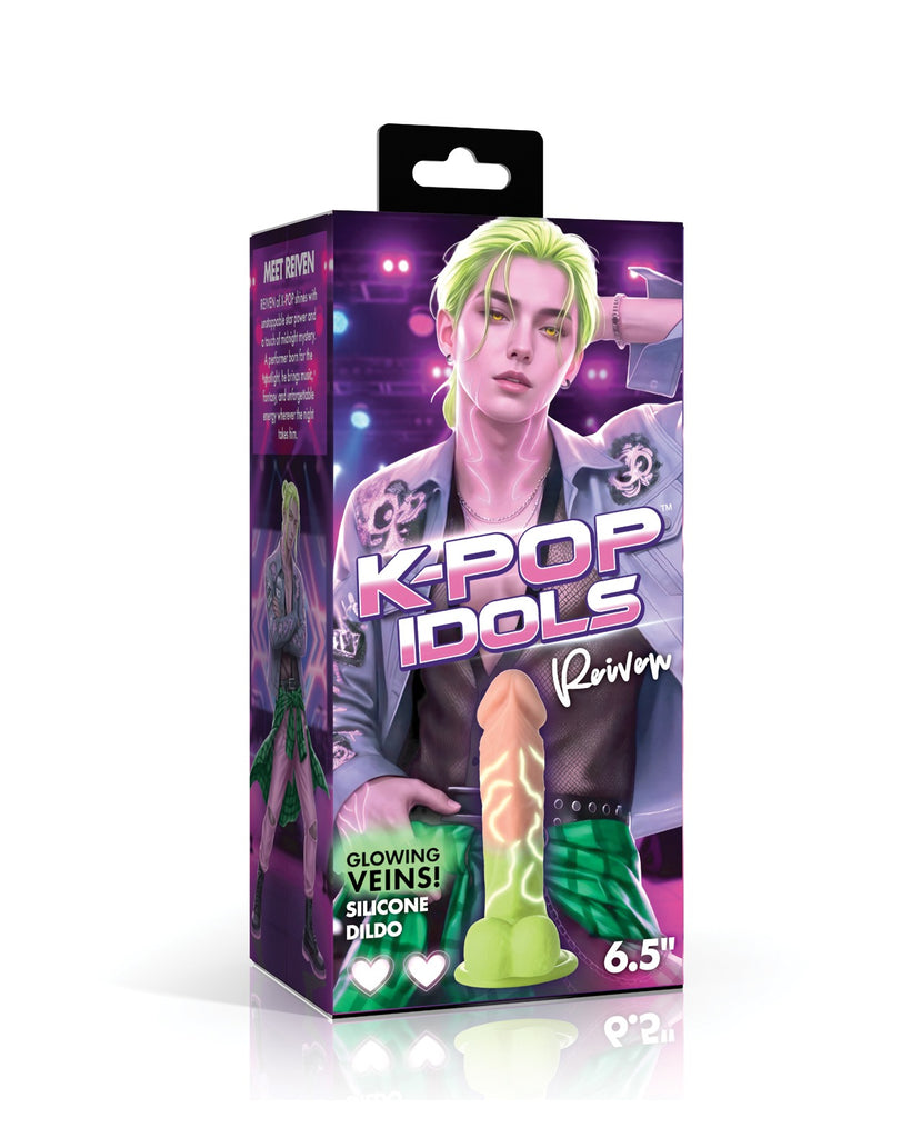 K Pop Idols Silicone Dildo w/Balls #6