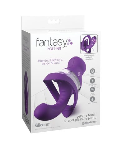 Fantasy For Her Veloura Touch G-Spot Pleasure Pump - Purple