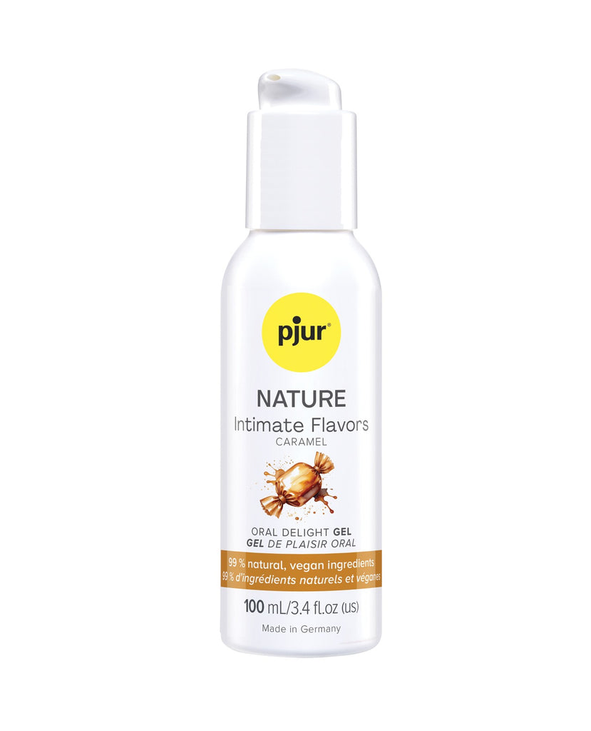 Pjur NATURE Intimate Flavors Oral Delight Gel - Caramel 100 ml Bottle