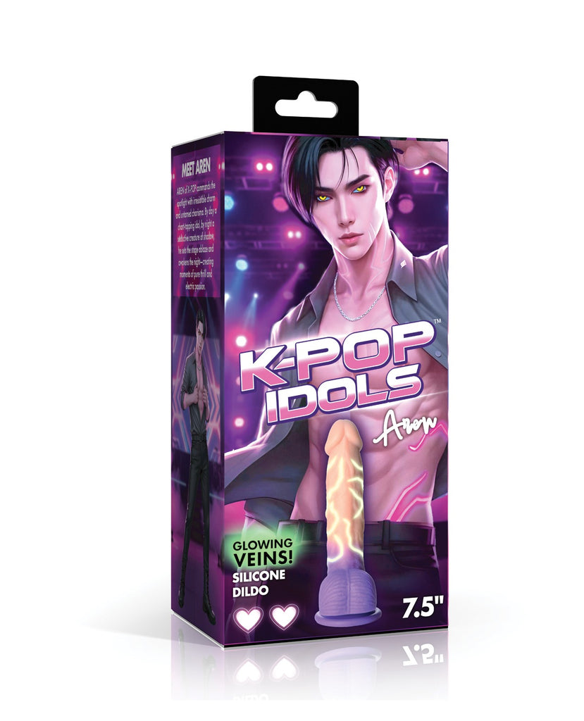 K Pop Idols Silicone Dildo w/Balls #4