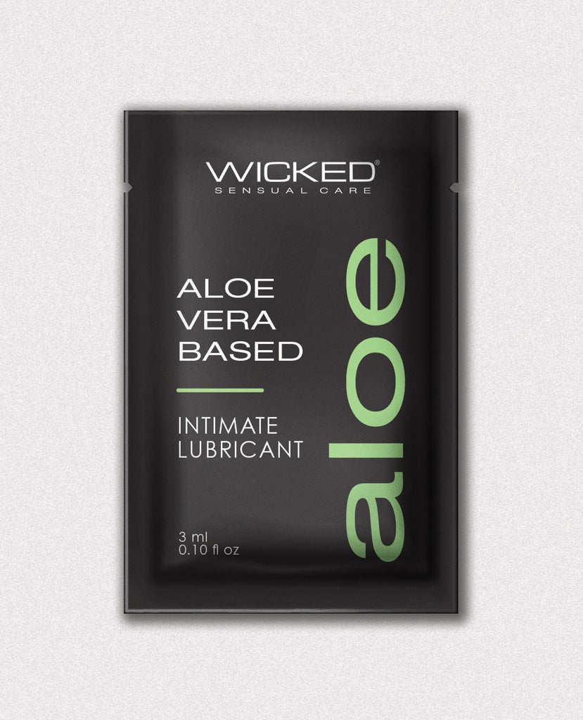 Wicked Sensual Care Aloe Vera Based Intimate Lubricant - .1 oz