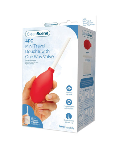 AquaClean Mini Travel Douche w/One Way Valve