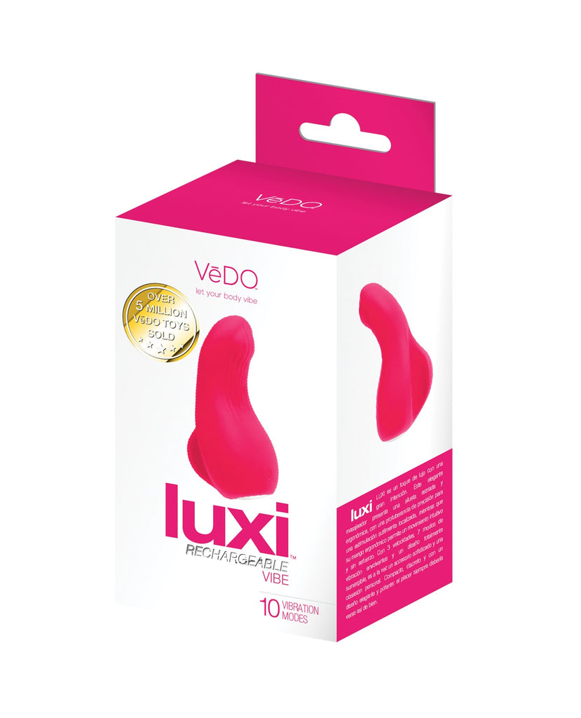 VeDo Luxi Rechargeable Clitoral Finger Vibe - Pink