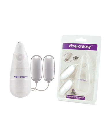 Vibe Fantasy Double Silver Bullet w/Remote Control