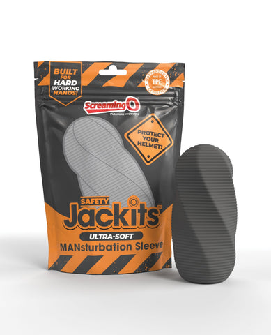 Screaming O Safety Jackits Ultra-Soft MANsturbation Sleeve - Grey