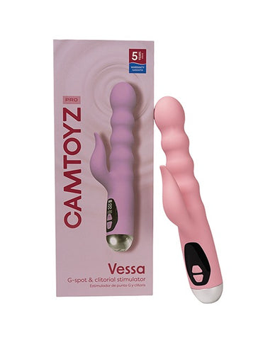 Camtoyz Vessa G-Spot & Clitoral Vibrator - Pink