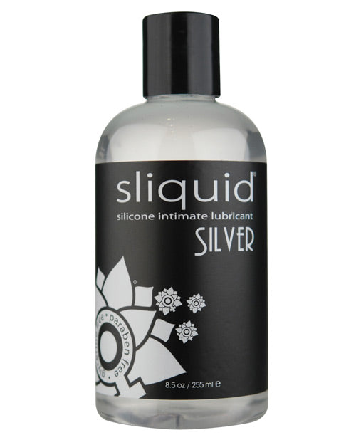 Sliquid Silver Silicone Lube Glycerine & Paraben Free - 8.5 Oz