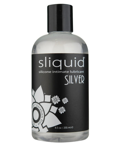 Sliquid Silver Silicone Lube Glycerine & Paraben Free - 8.5 Oz