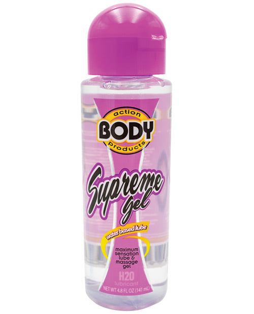 Body Action Supreme Water Based Gel - 4.8 Oz Bottle