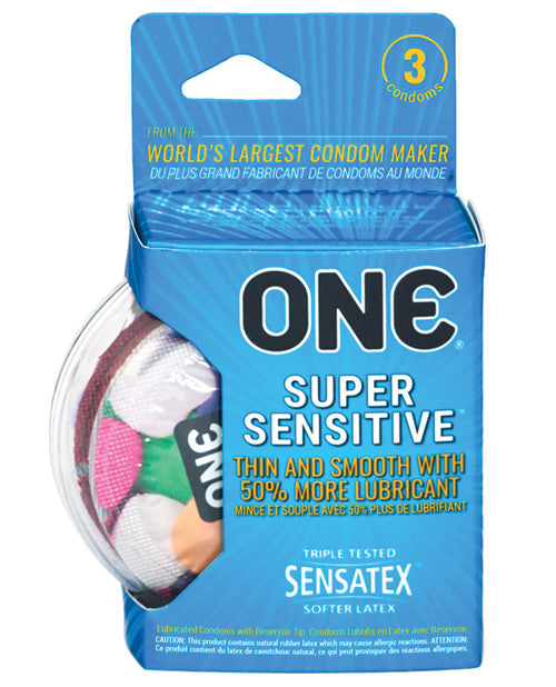 One Super Sensitive Condoms - Box Of 3