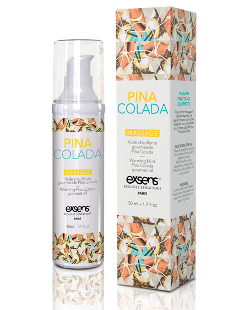 Exsens Of Paris Warming Massage Oil - Pina Colada