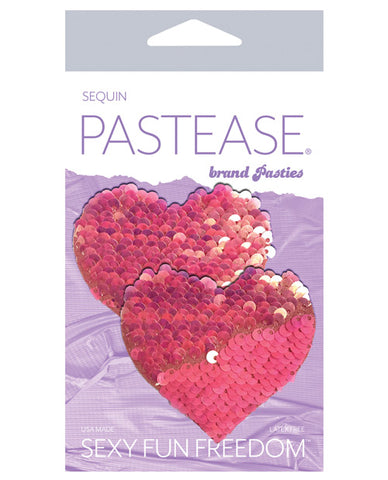 Pastease Color Changing Flip Sequins Heart - Pink O-s