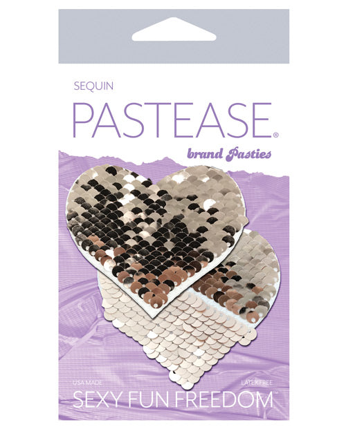 Pastease Color Changing Flip Sequins Heart - Rose Gold O-s