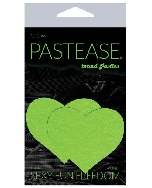 Pastease Heart - Glow In The Dark Green O-s