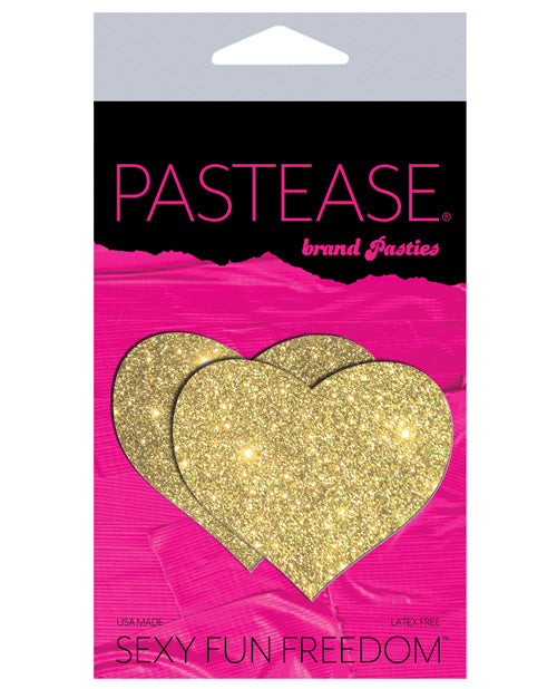 Pastease Glitter Heart - Gold O-s