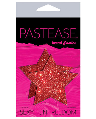 Pastease Glitter Star - Red O-s