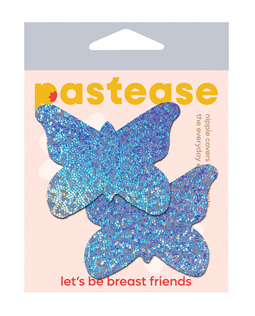 Pastease Premium  Glitter Butterfly - Blue O/s