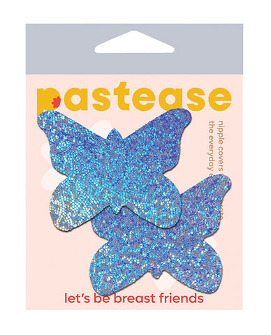 Pastease Premium  Glitter Butterfly - Blue O/s