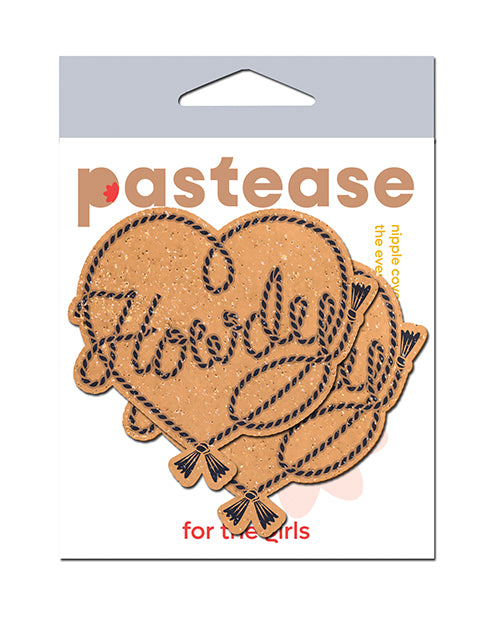 Pastease Howdy Rope Heart - Tan O/s