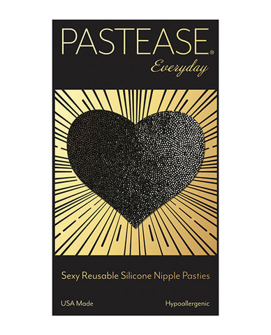 Pastease Reusable Liquid Heart - Black O-s