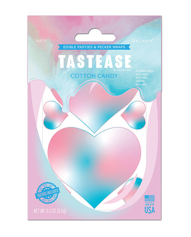Pastease Tastease Edible Pasties & Pecker Wraps - Cotton Candy O-s