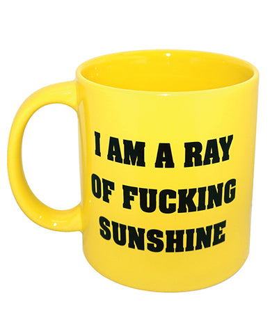 Attitude Mug I Am A Ray Of Fucking Sunshine - Yellow