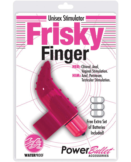 Frisky Finger Unisex Stimulator - Pink