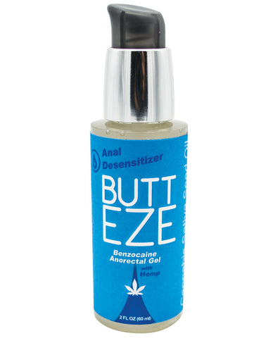 Butt Eze Anal Desensitizing Lubricant W-hemp Seed Oil - 2 Oz