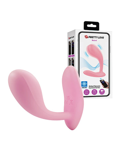 Pretty Love Baird App-enabled Vibrating Butt Plug - Hot Pink