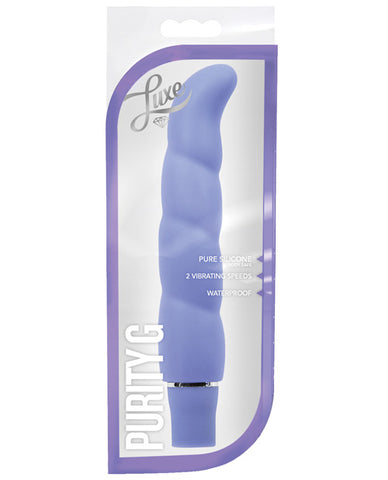 Blush Luxe Purity G Silicone Vibrator - Purple