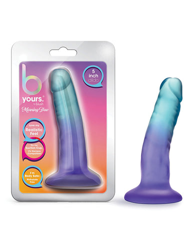 Blush B Yours 5" Morning Dew Dildo - Sapphire