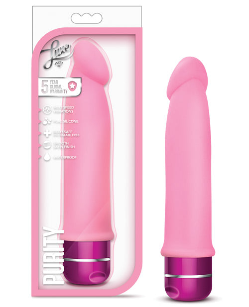 Blush Luxe Purity Silicone Vibrator - Pink