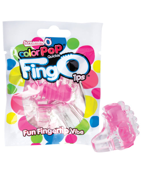 Screaming O Color Pop Fingo Tip - Pink