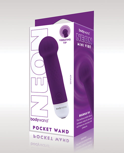 Xgen Bodywand Neon Mini Pocket Wand - Neon Purple