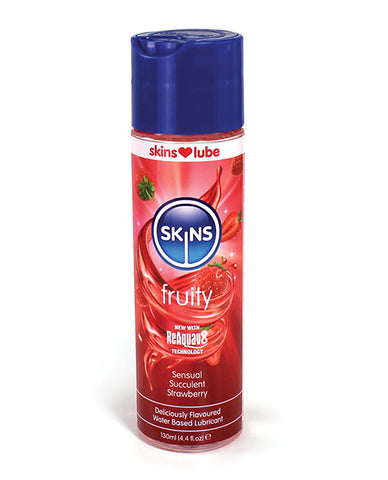 Skins Water Based Lubricant - 4.4 Oz Strawberry