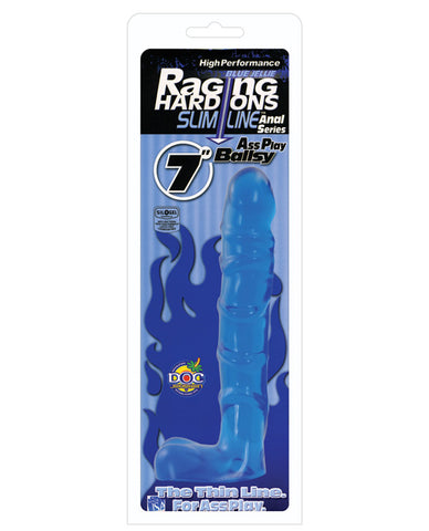 Raging Hard Ons Slimline 7" Ballsy - Blue Jelly