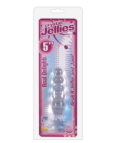 Crystal Jellies 5" Anal Delight - Clear