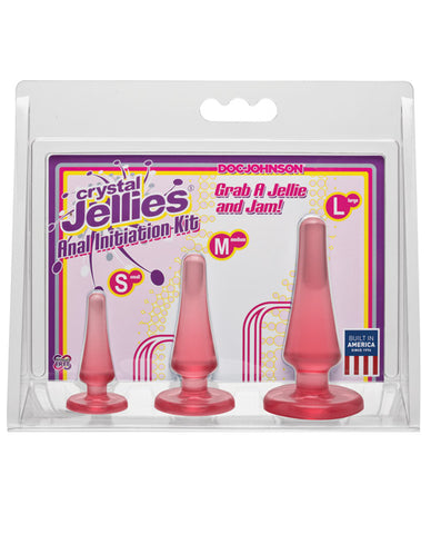 Crystal Jellies Anal Initiation Kit - Pink