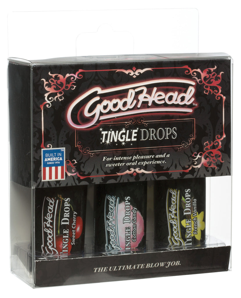 Good Head Oral Gel 3 Pack - Sweet Cherry-cotton Candy-french Vanilla