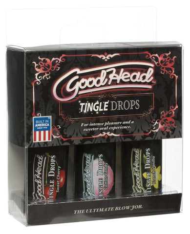 Good Head Oral Gel 3 Pack - Sweet Cherry-cotton Candy-french Vanilla